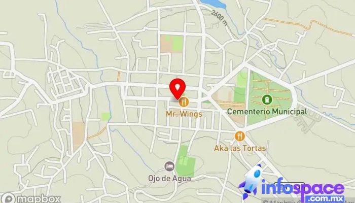 mapa de Los Portales Bar restaurante, Tienda de vinos en Villa de Almoloya de Juárez