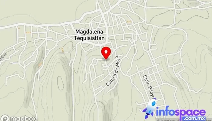 mapa de Magdalena Tequisistlán  en Magdalena Tequisistlán