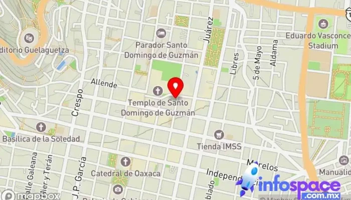mapa de Masea por Tierra del Sol Panadería en Oaxaca de Juárez