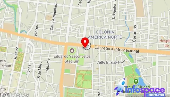 mapa de McDonald's Restaurante de comida rápida, Hamburguesería en Oaxaca de Juárez