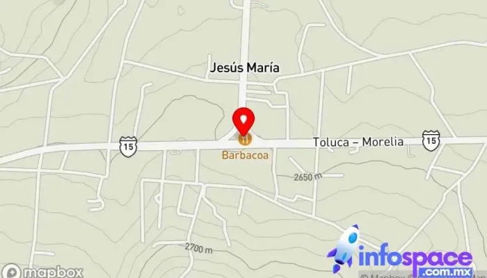 mapa de Mercado Gastronómico Jesús María Restaurante en Jesús María
