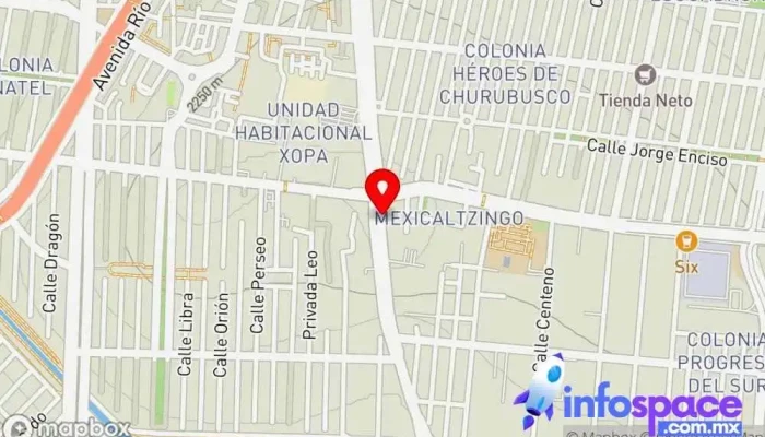 mapa de Metro Mexicaltzingo Bus stop en Ciudad de México