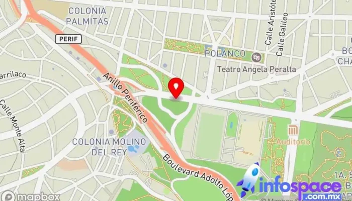 mapa de METROBÚS CAMPO MARTE - LÍNEA 7 Servicio de transporte en Miguel Hidalgo, Ciudad de México