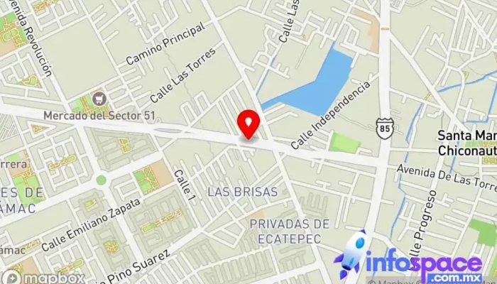 mapa de Mexibús Ejido Santo Tomás Servicio de transporte en Ecatepec de Morelos