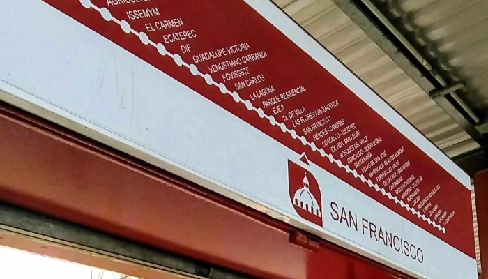 Mexibus L2 San Francisco -  Abierto Ahora - San Francisco Coacalco
