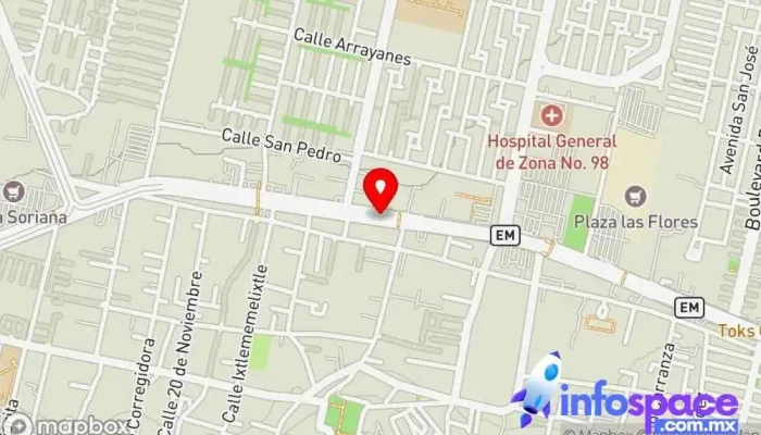 mapa de Mexibus L2 San Francisco Servicio de transporte en San Francisco Coacalco