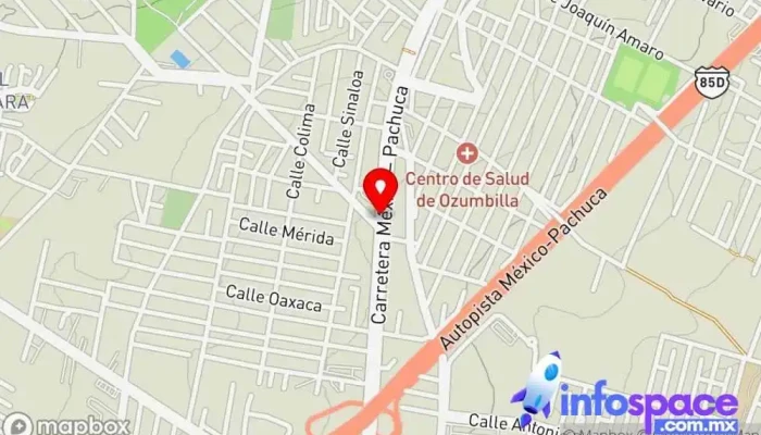 mapa de Mexibús Loma Bonita Servicio de transporte en Ojo de Agua