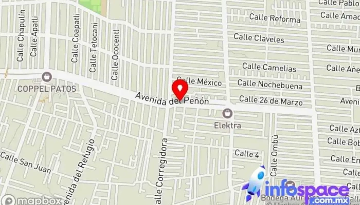 mapa de Mexibus Teminal Acuitlapilco Empresa de autobuses en Chimalhuacán