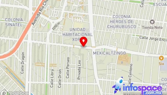 mapa de Mexicaltzingo Estación de metro en Iztapalapa, Ciudad de México