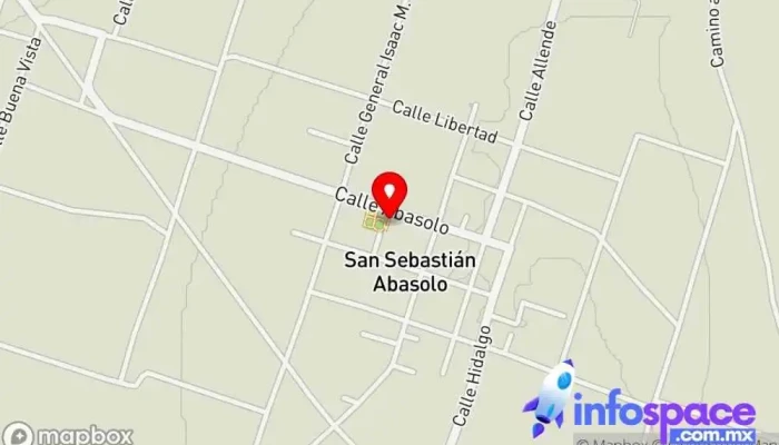 mapa de Municipio de San Sebastián Abasolo Oficina de gobierno local en San Sebastián Abasolo