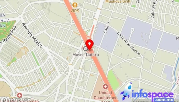 mapa de Naucalpan, C. Vía Dr. Gustavo Baz Prada y Viaducto Bicentenario Bus stop en Naucalpan de Juárez