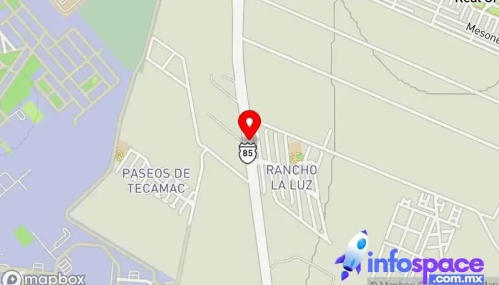 mapa de Nueva Estación Mexibús L1 Comercio en Tecámac de Felipe Villanueva