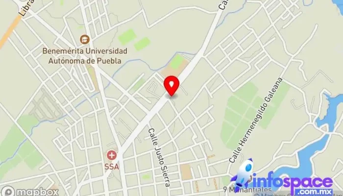 mapa de Nueva Terminal Línea de Autotransportes de Hidalgo Empresa de autobuses en Chignahuapan