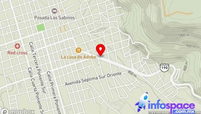 mapa de OCC Terminal Ocozocoautla Estación de autobuses en Ocozocoautla de Espinosa