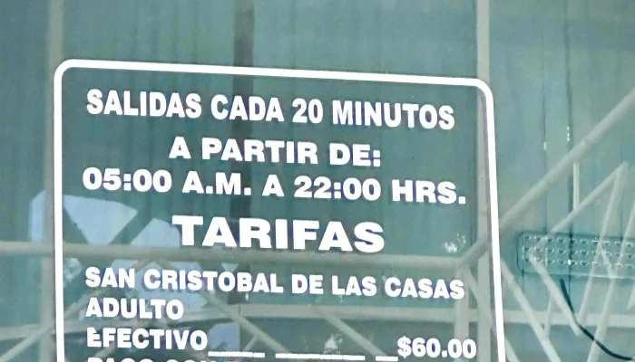 Omnibus De Chiapas Donde - Santa Cruz