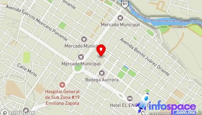 mapa de Omnibus de Mëxico Empresa de autobuses, Agencia expendedora de billetes de autobús, Viajes en Cdad. Altamirano