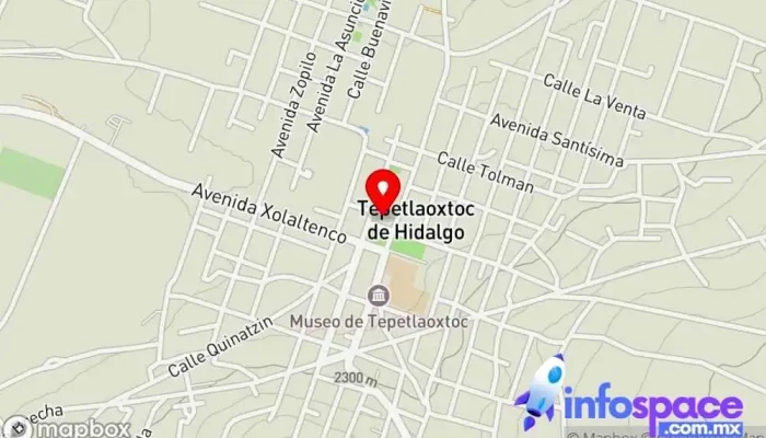 mapa de Palacio Municipal de Tepetlaoxtoc Ayuntamiento en Tepetlaoxtoc de Hidalgo