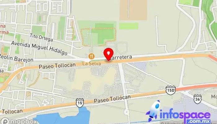 mapa de Parada de autobuses, Plazas Outlet Leema Aparcamiento en Lerma de Villada