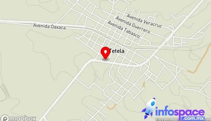 mapa de Parada Tetela, Oaxaca. Parada para camiones en Tetela