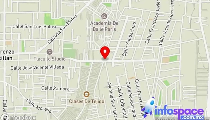 mapa de Paradas de camiones Toluca Servicio de transporte en San Lorenzo Tepaltitlán