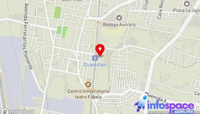 mapa de Paradero suburbano Cuautitlán Centro comercial en Cuautitlán