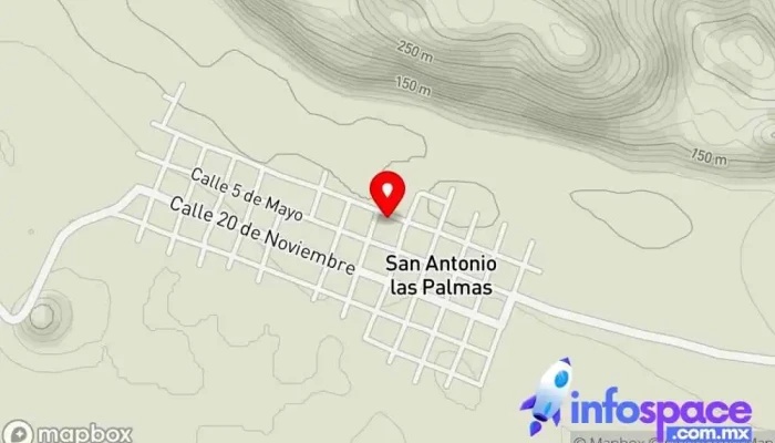 mapa de Parroquia de San Antonio Iglesia en San Antonio las Palmas