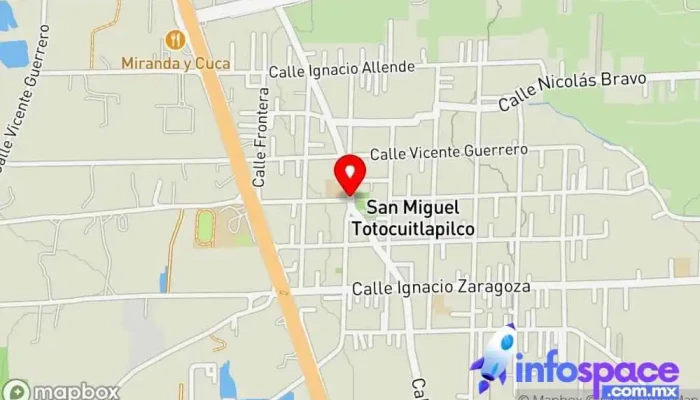 mapa de Parroquia de San Miguel Arcángel Totocuitlapilco Parroquia en San Miguel Totocuitlapilco
