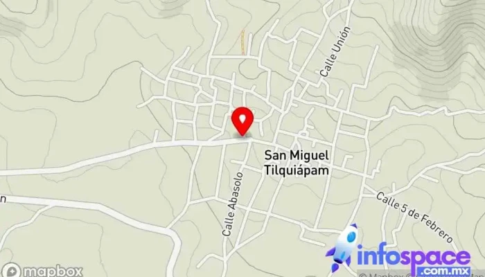 mapa de PARYS TILQUIAPAM Centro comercial en San Miguel Tilquiápam