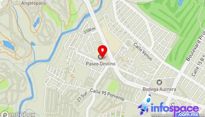 mapa de Paseo Destino Servicio de transporte en Heroica Puebla de Zaragoza
