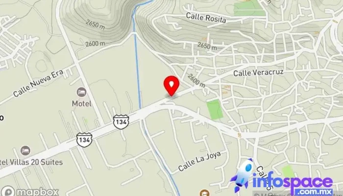 mapa de Pensión de Autobuses Aparcamiento en Santa María Zolotepec