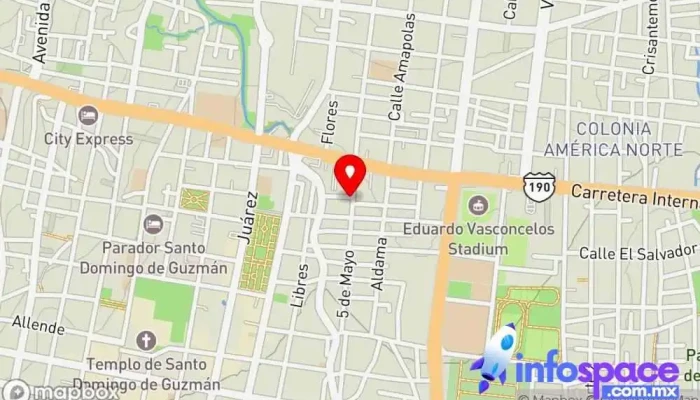 mapa de Piticó Jalatlaco Supermercado en Oaxaca de Juárez