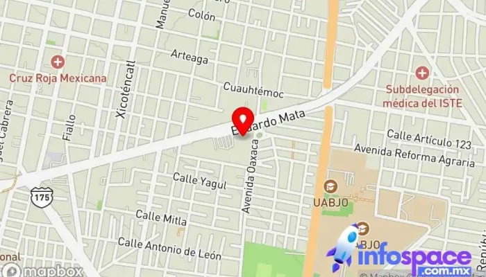 mapa de Plaza Crystal Centro comercial, Cajeros automáticos, Supermercado en Oaxaca de Juárez