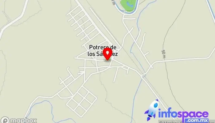 mapa de Potrero de los Sánchez Restaurante familiar en Potrero de los Sánchez