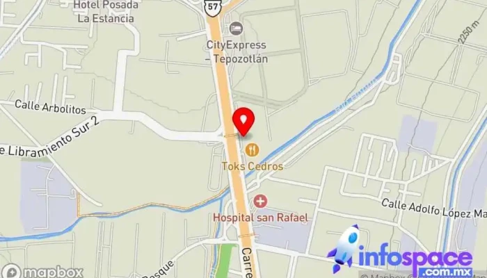 mapa de Primera Plus Empresa de autobuses en Tepotzotlán