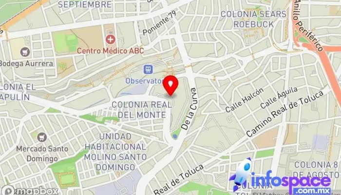 mapa de Primera Plus Empresa de autobuses en Álvaro Obregón, Alvaro