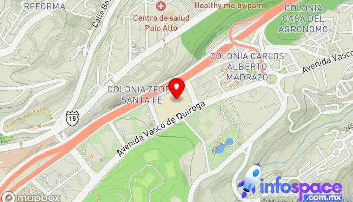 mapa de Primera Plus Empresa de autobuses en Álvaro Obregón, Ciudad de México