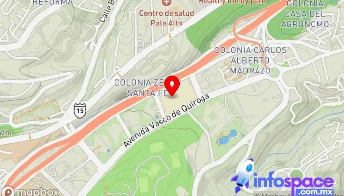 mapa de Primera Plus Empresa de autobuses en Álvaro Obregón, Ciudad de México