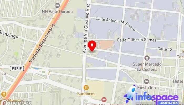 mapa de Primera Plus Tlalnepantla Empresa de autobuses en Tlalnepantla