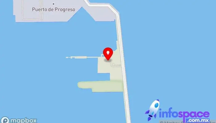 mapa de Progreso Cruise Ship Terminal Terminal de ferry en Progreso