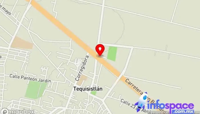 mapa de Puente Tequistlán, Ctra. México-Texcoco y Av. del Trabajo Bus stop en Tequisistlán