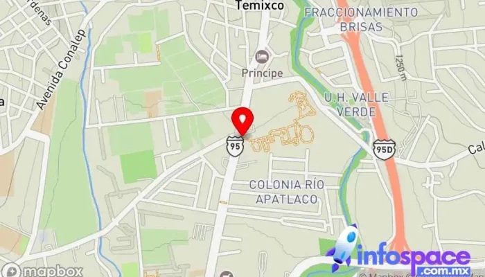 mapa de Pullman de Morelos Temixco Servicio de transporte, Empresa de autobuses en Temixco