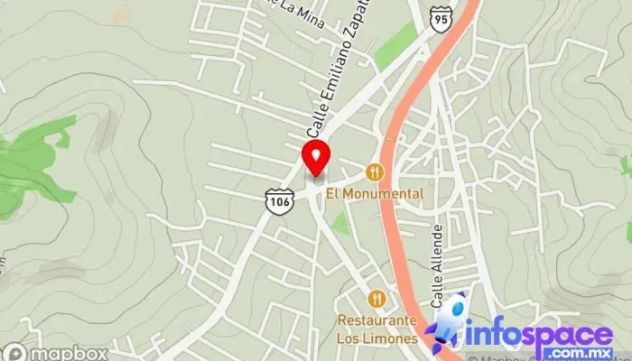 mapa de Pullman de Morelos Tres Marías Empresa de autobuses en Tres Marías