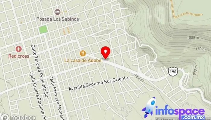 mapa de Rapido Del Sur Servicio de transporte en Ocozocoautla de Espinosa