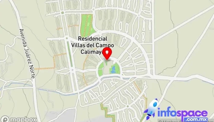 mapa de Residencial Villas del Campo Calimaya  en Villas del Campo