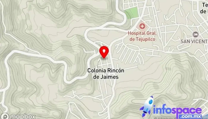 mapa de Rincón de Jaimes  en Rincón de Jaimes