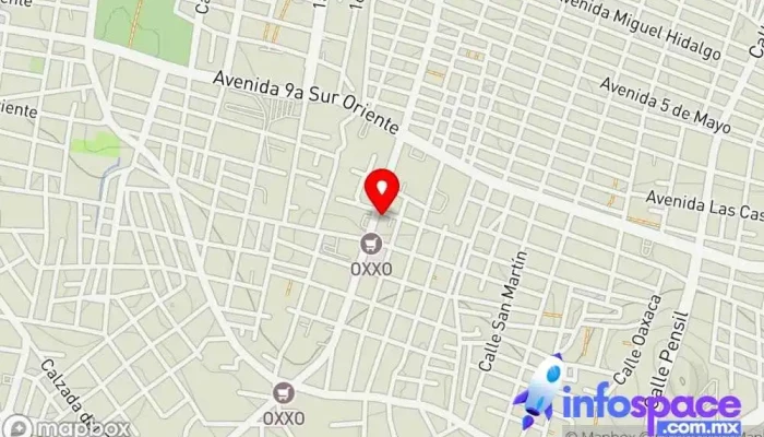 mapa de Romo Tours | Terminal Tuxtla Gutiérrez Servicio de transporte en Tuxtla Gutiérrez