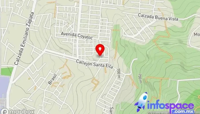 mapa de RUTA 45 (TERMINAL) Servicio de transporte en Tuxtla Gutiérrez