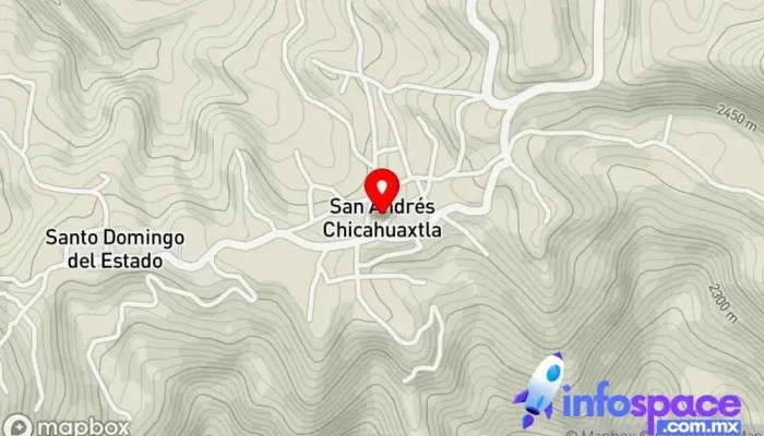 mapa de San Andrés Chicahuaxtla  en San Andrés Chicahuaxtla