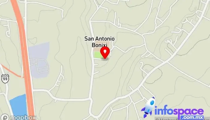 mapa de San Antonio Bonixi  en San Antonio Bonixi