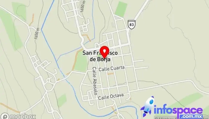 mapa de San Francisco de Borja  en San Francisco de Borja